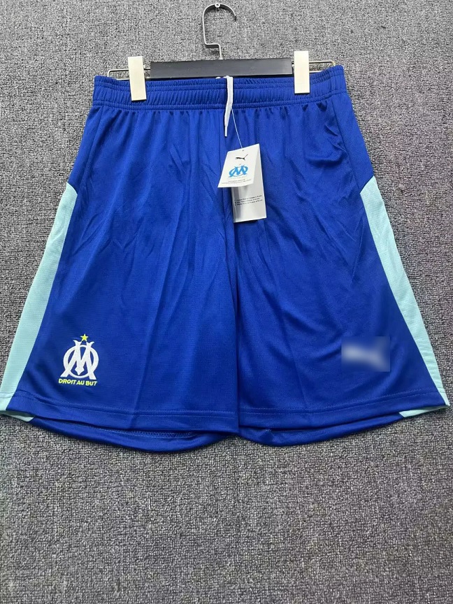 AAA Quality Marseille 25/26 Third Blue Soccer Shorts